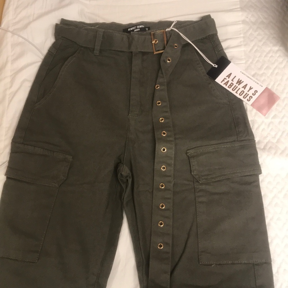 Almost Famous Army Green Joggers